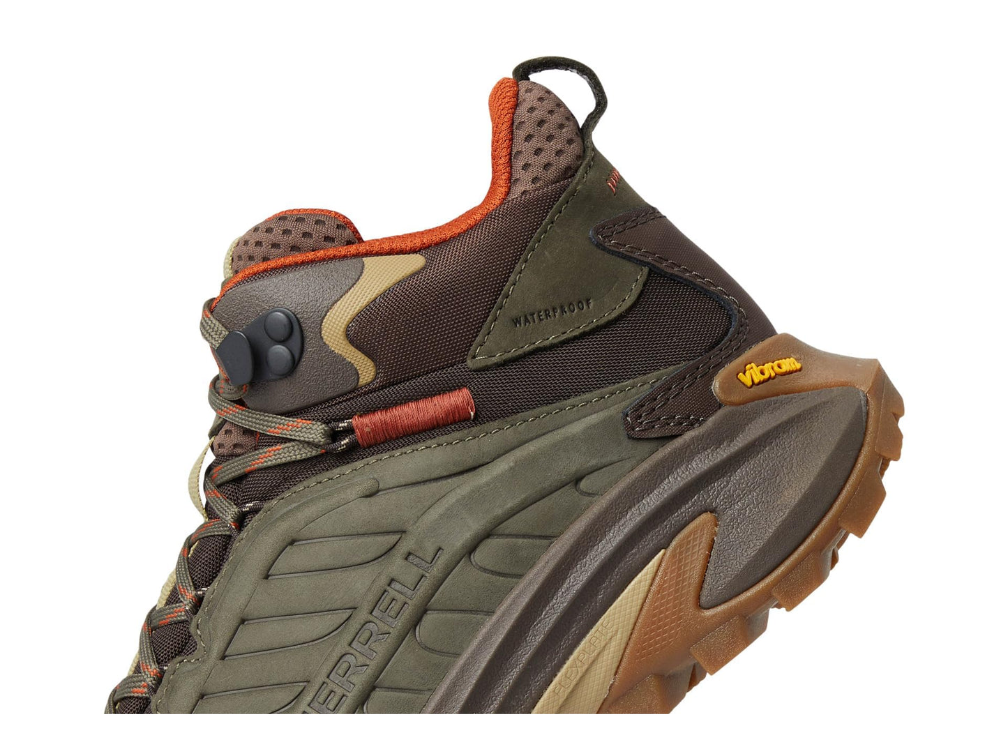 Merrell Men's Moab Speed 2 Leather Mid Waterproof Hiking Boot Olive 15.0 Medium