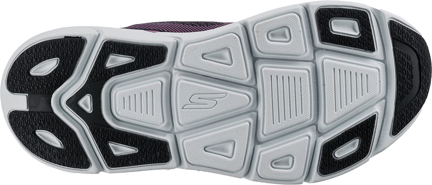 Skechers Women's MAX Cushion - 17690 Shoe, Black/Purple, 10 M US