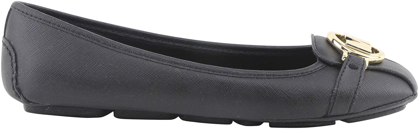 Michael Kors Women's Fulton Moccasin (Black, Numeric_7)