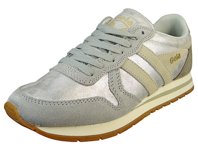 Gola Women's Daytona Blaze Silver/Wheat/Feather Grey 8 M