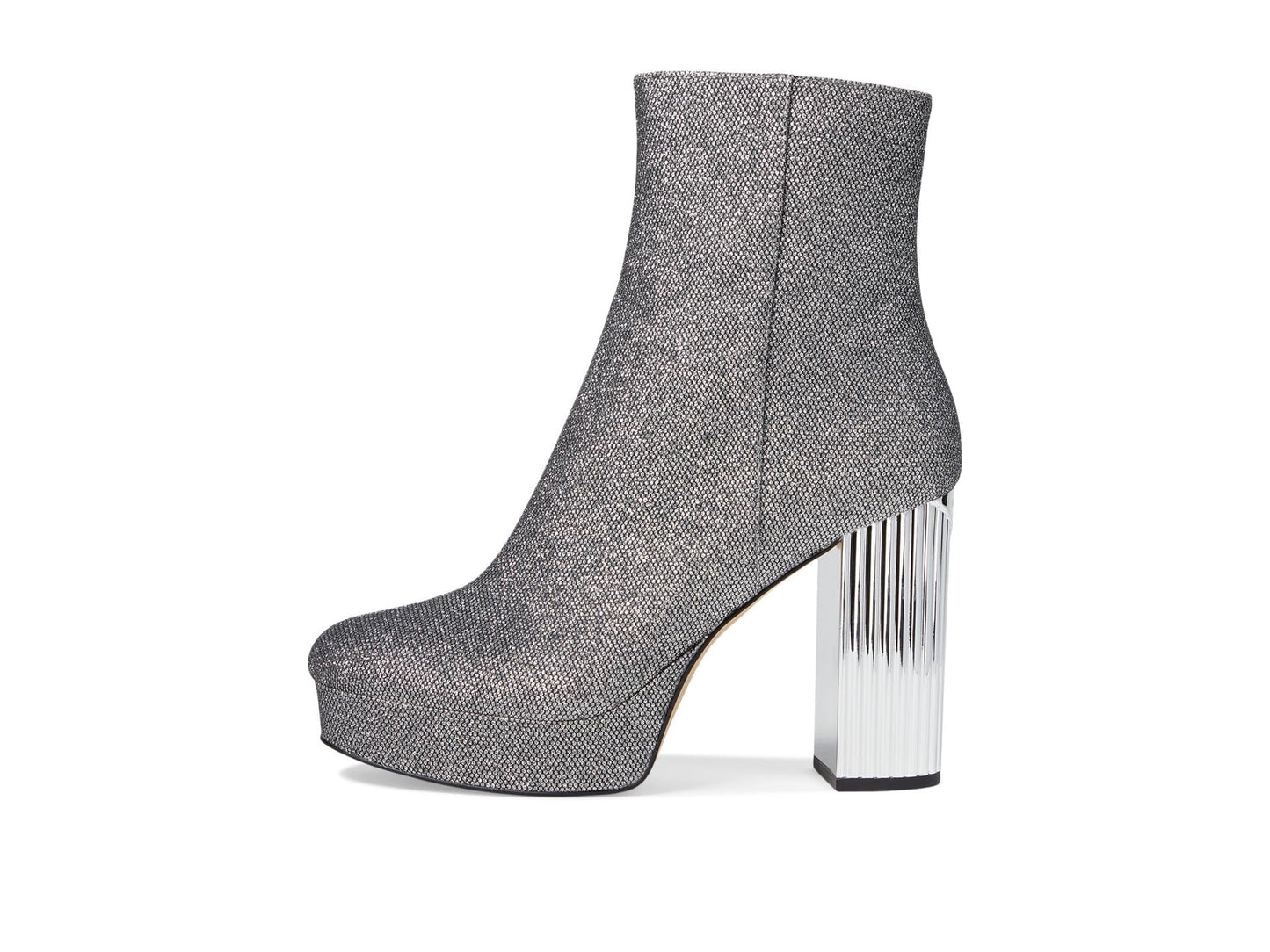 Michael Kors Porter Platform Bootie Silver 9 M