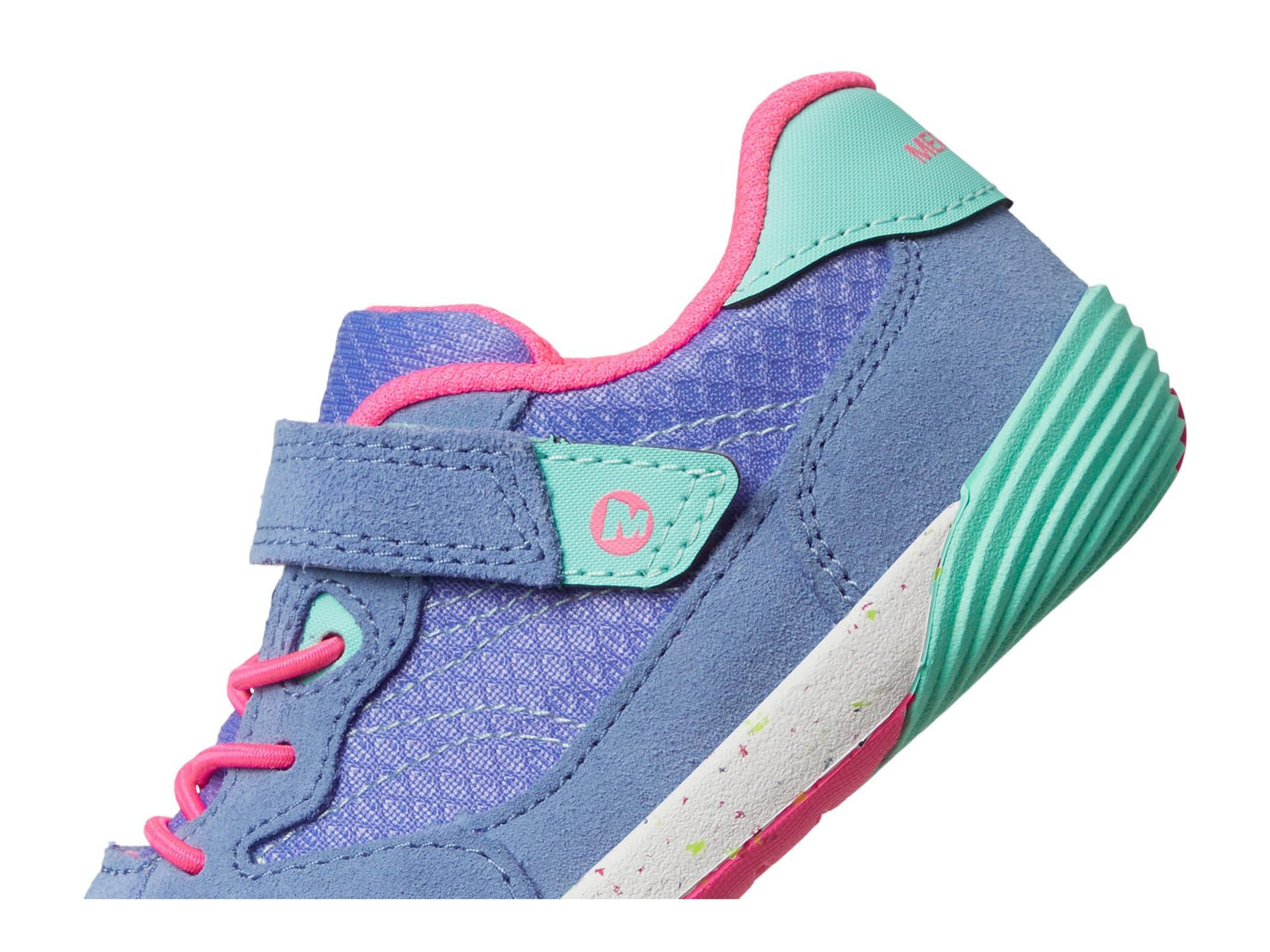 Merrell, Unisex, Bare Steps A83 (Little Kid), Periwinkle, 8, Wide