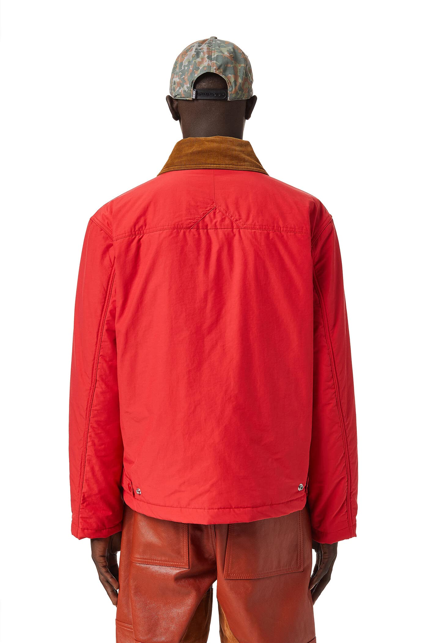 Diesel W-Yule Winter Jackets Man Red