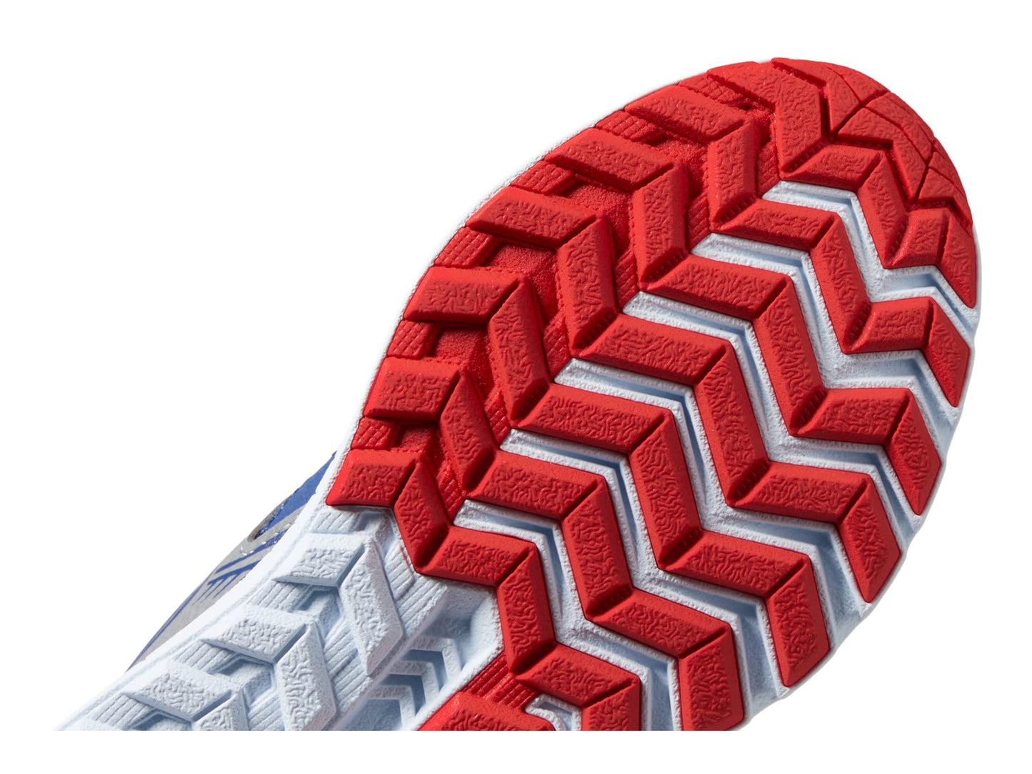 Saucony Cohesion 14 Alternative Closure Running Shoe, Navy/RED, 4 Wide US Unisex Big_Kid