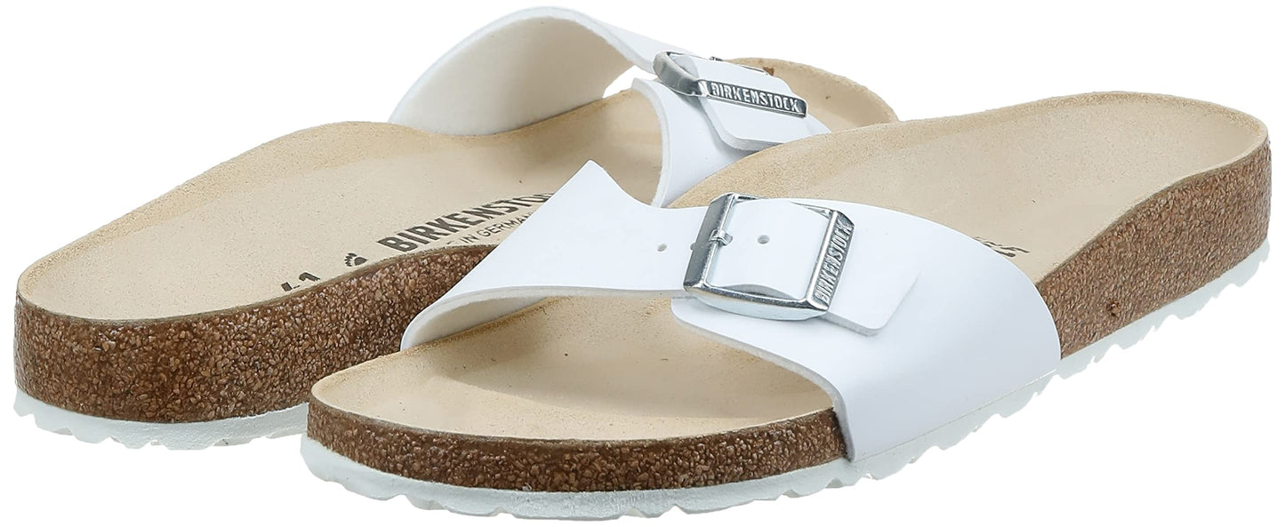 Birkenstock Women's Madrid Birko-Flor in White