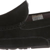 UGG Men's Alder Black Suede Slipper, 12 D - Medium