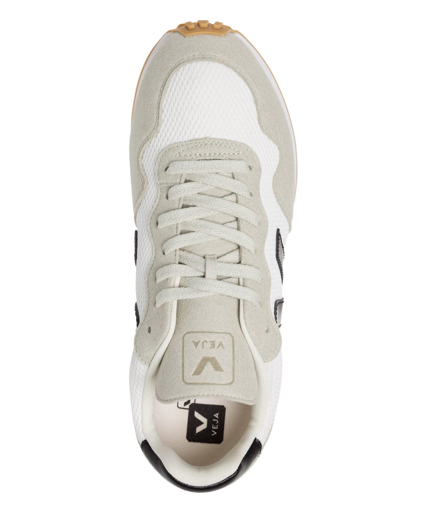 VEJA Men's SDU Rec Sneaker, White/Black/Natural, 11.5