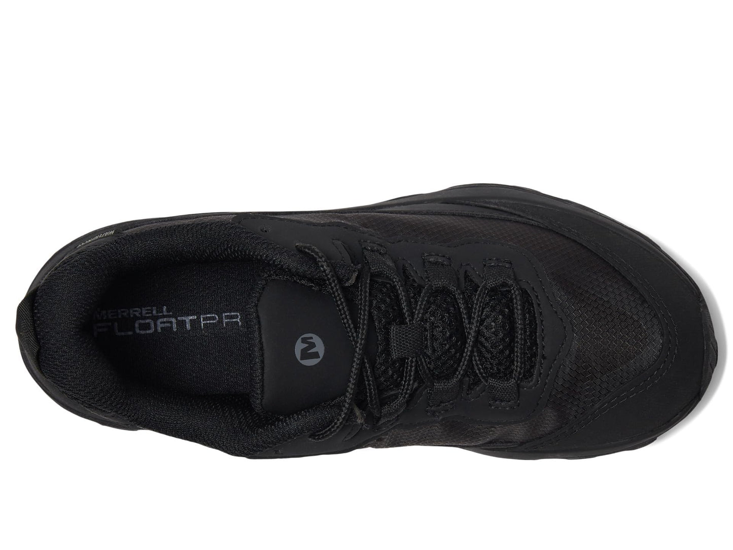 Merrell Boy's Moab Speed Low Waterproof (Toddler/Little Kid/Big Kid) Triple Black 2 Little Kid W