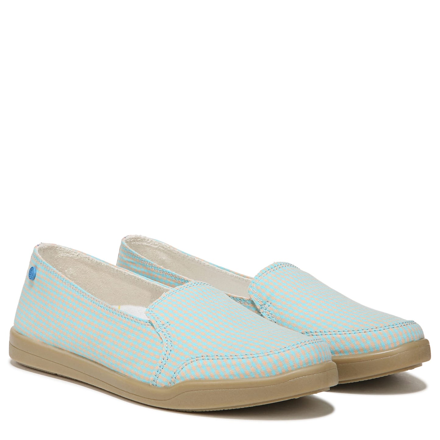 Vionic Beach Manzanita Ballard Blue Gingham 8.5 W