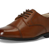 Florsheim Reveal Cap Toe Jr Boys' Toddler-Youth Oxford, 6.5 M US Big Kid, Cognac
