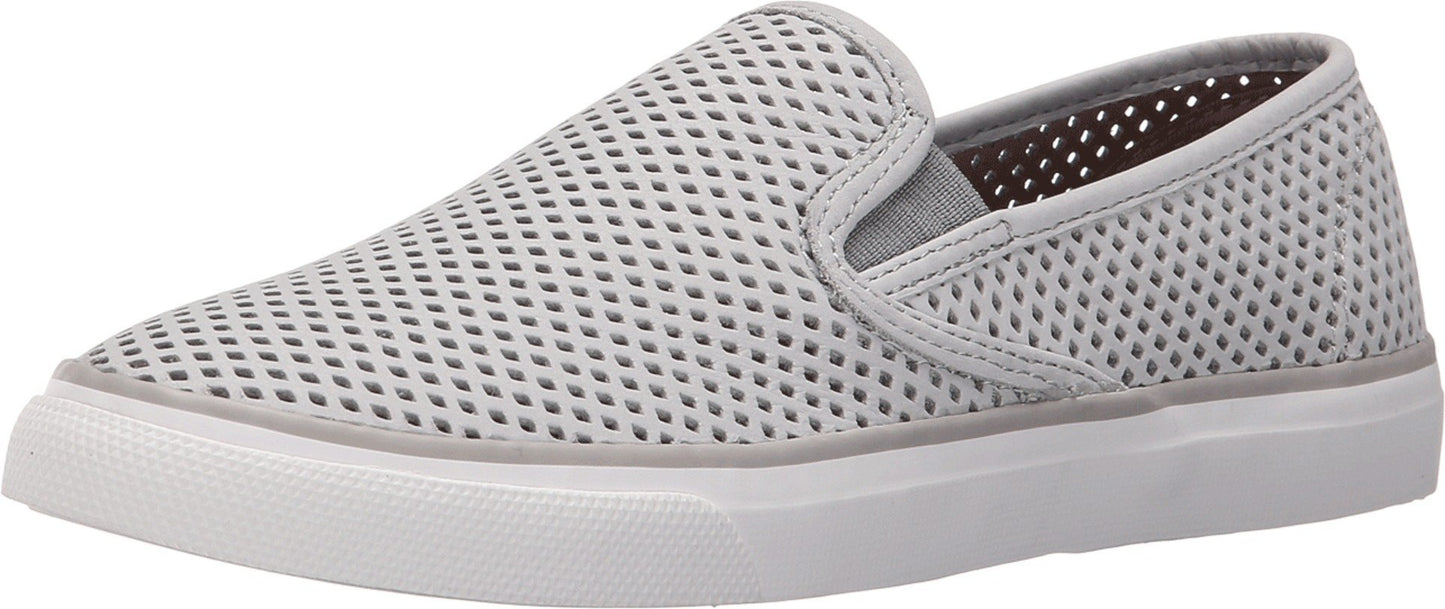 Sperry Top-Sider Women's Seaside Fashion Sneaker, Grey, 5 M US