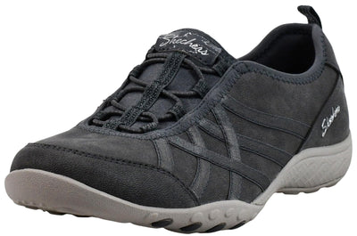 Skechers Women's Breathe Easy Days End Shoes, Charcoal, 8.5
