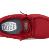 Hey Dude® Kids Wally Funk Mono Toddler Shoes – Textile Construction – Foam Insole – Round Toe Red 5 Toddler Medium