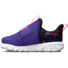 Under Armour Baby Girl's Flash (Toddler) Electric Purple/Black/Pink Shock 8 Toddler M