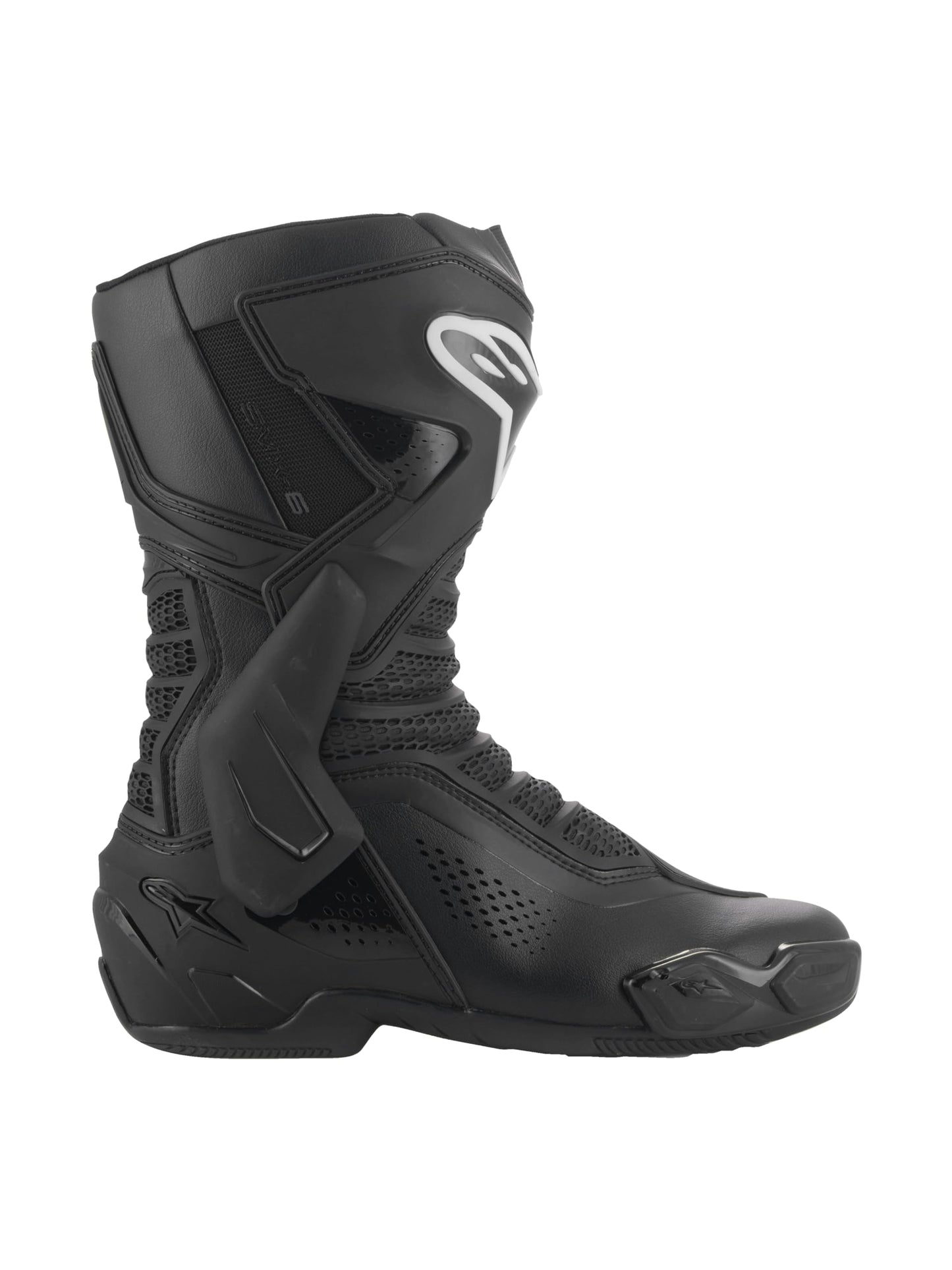 Alpinestars SMX-6 v3 Vented Motorcycle Boots, Advanced Ventilation, Superior Grip, Durable Design, High-Performance Comfort, 36, Black
