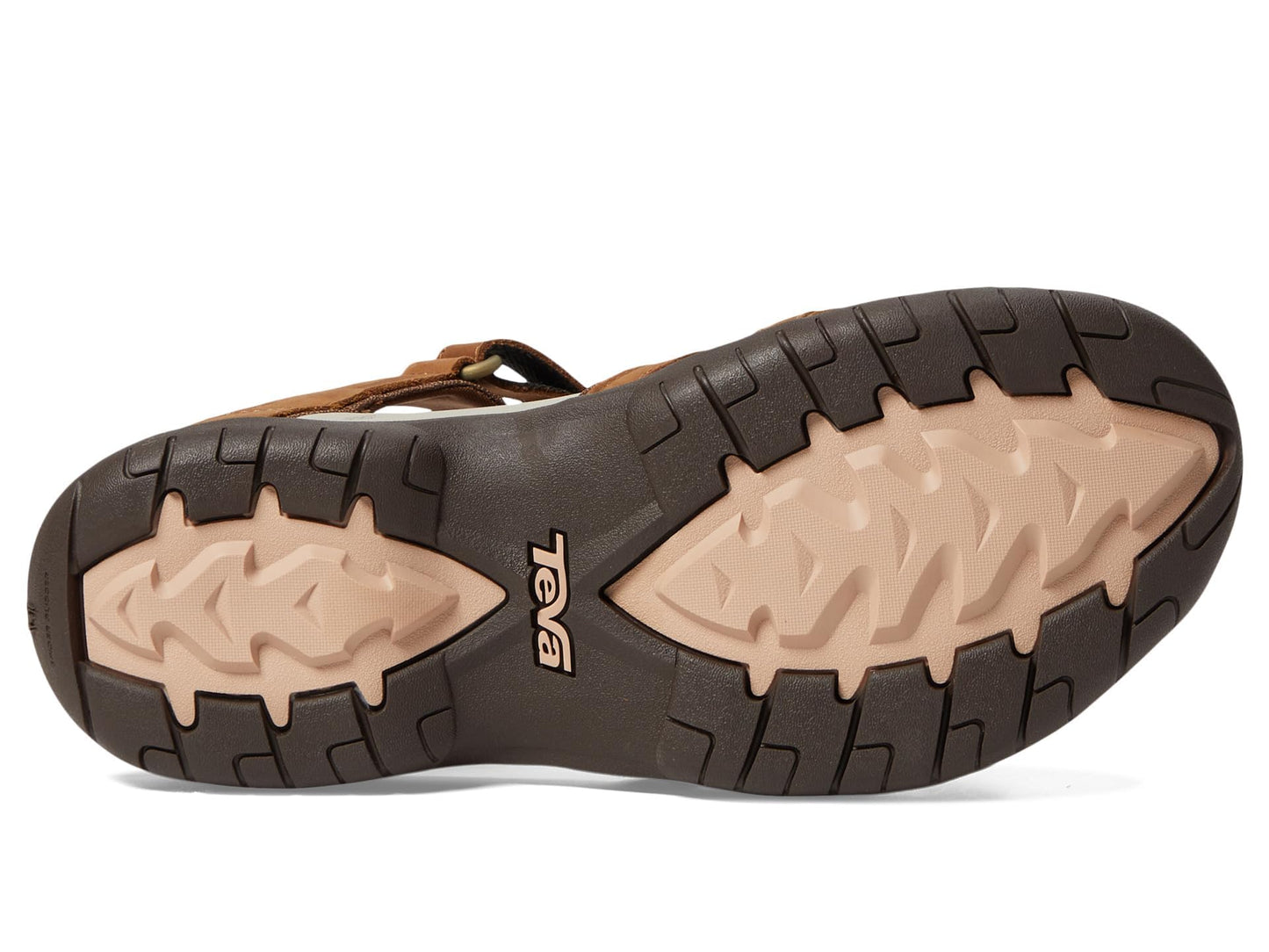 Teva Women's Tirra Leather Sports and Outdoor Lifestyle Sandal, Honey Brown, 8 UK