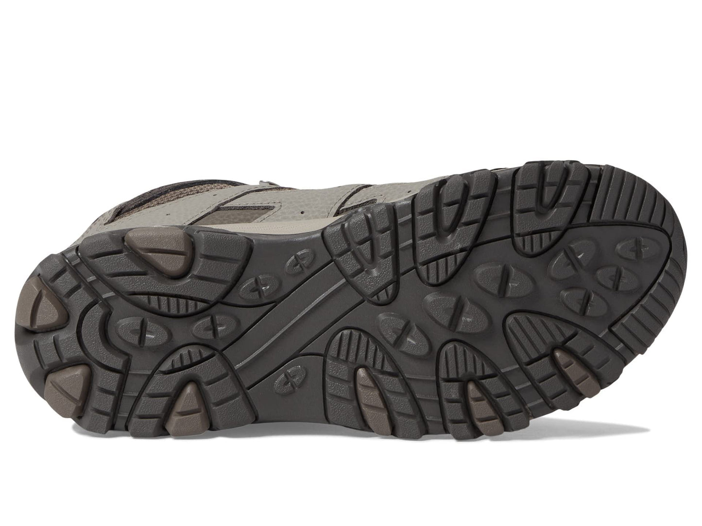 Merrell Unisex Kid's Moab 3 Mid Waterproof Hiking Shoe, Boulder/RED, 2 Wide