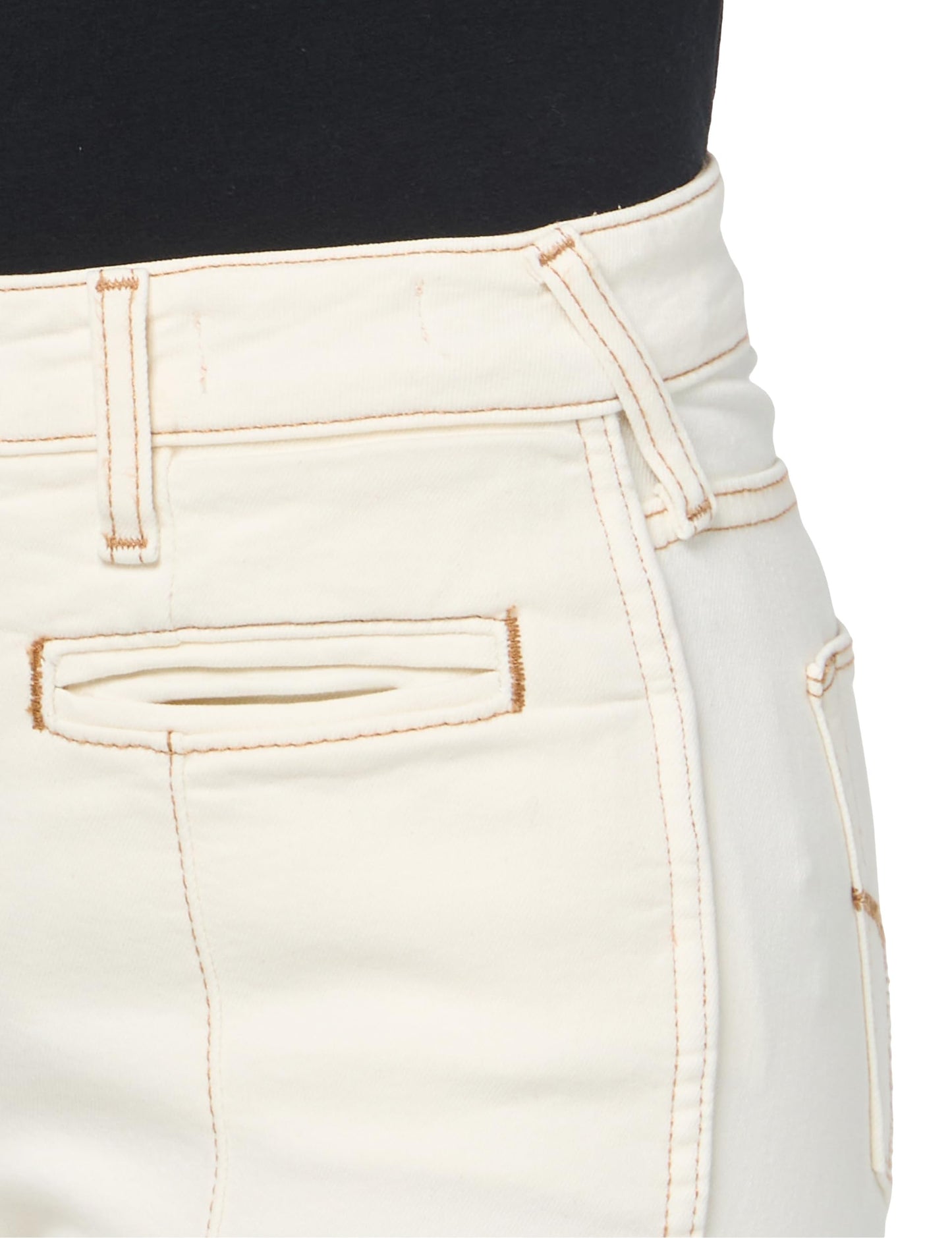 ARIAT Women's High Rise Larissa Slim Trouser, Ecru, 27 X-Long