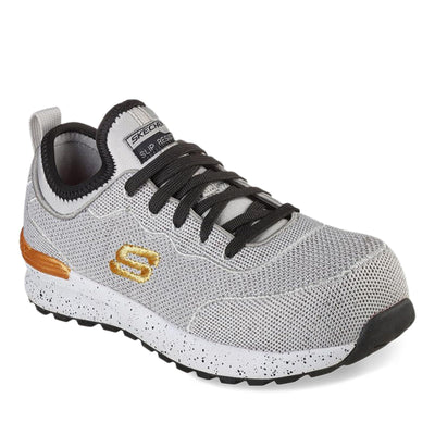 Skechers womens Bulkin Balran 108033 Industrial Shoe, Gray/Black, 9 US