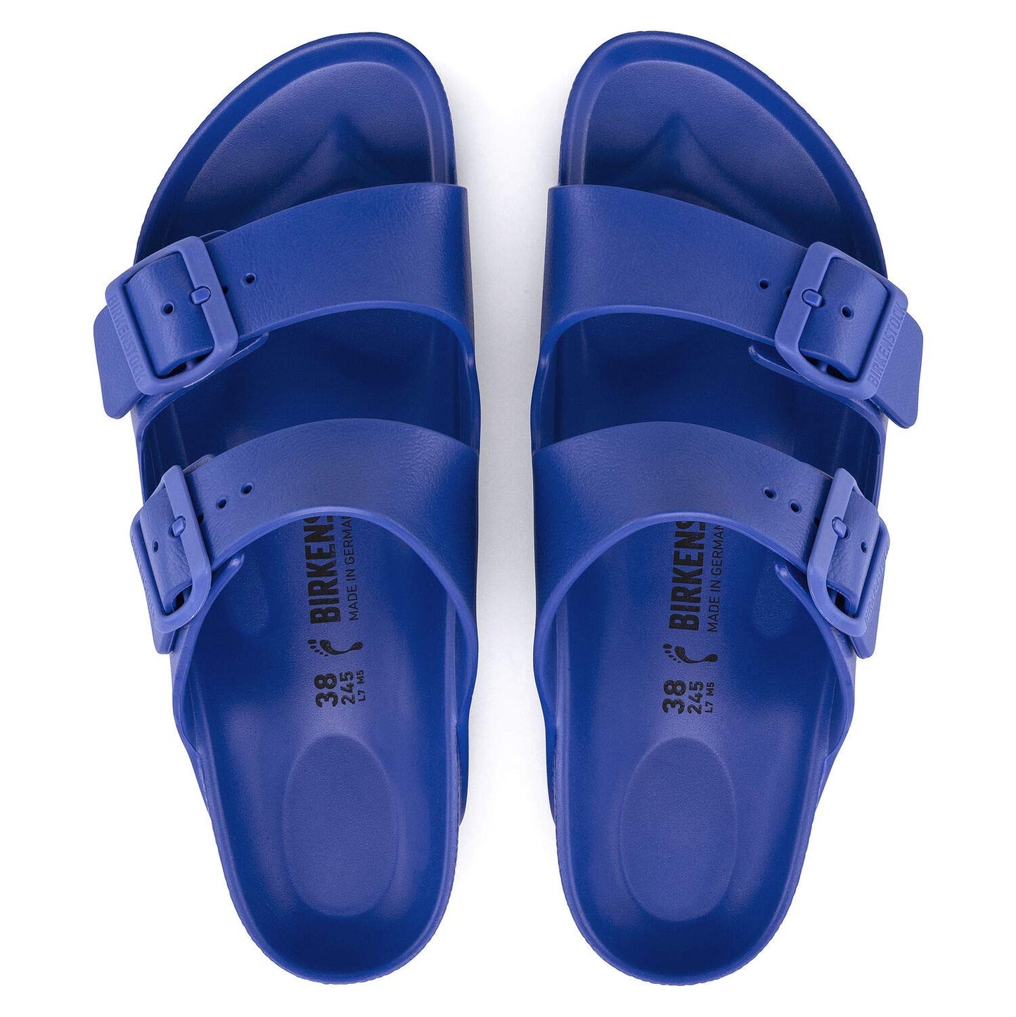 Birkenstock Men's Arizona Sandal, Ultra Blue, 7.5