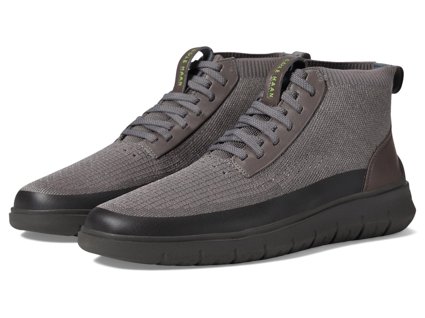 Cole Haan Men's Generation Zerogrand Stitchlite High-Top WR Hiking Shoe, Tornado/Pavement, 11.5