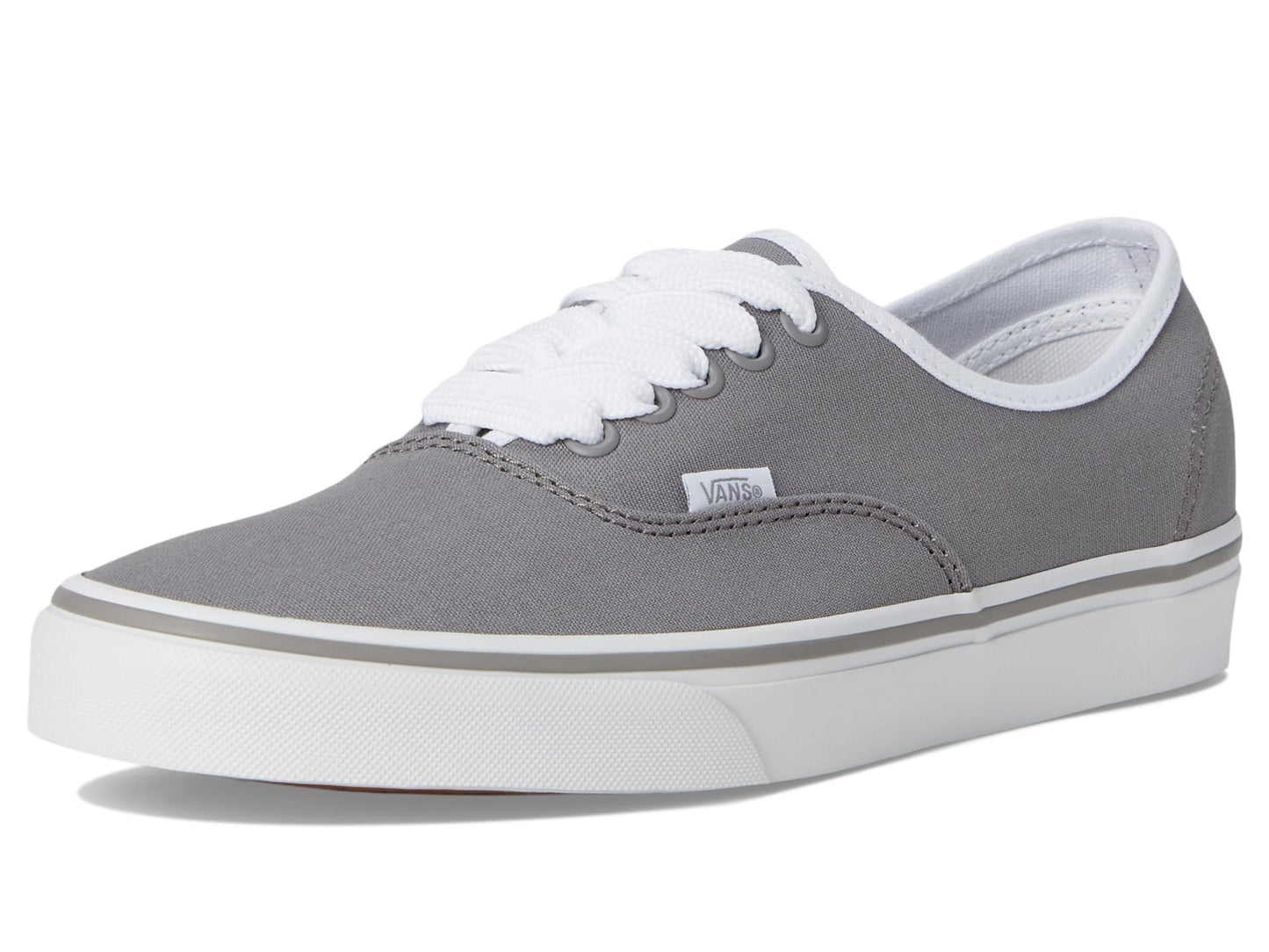 Vans Unisex U Authentic Sneaker, Canvas Pop Gray/White, 6.5-8 US Men