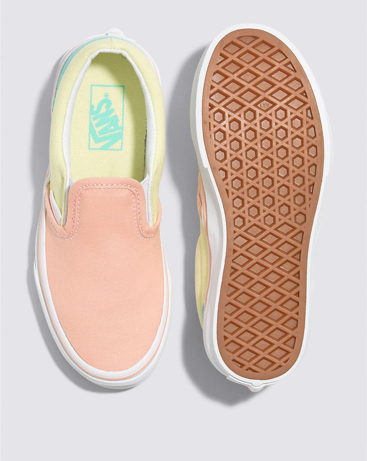 Vans - Kids Classic Slip-On Shoes, Color Multi/White, Size: 13 M US Little Kid
