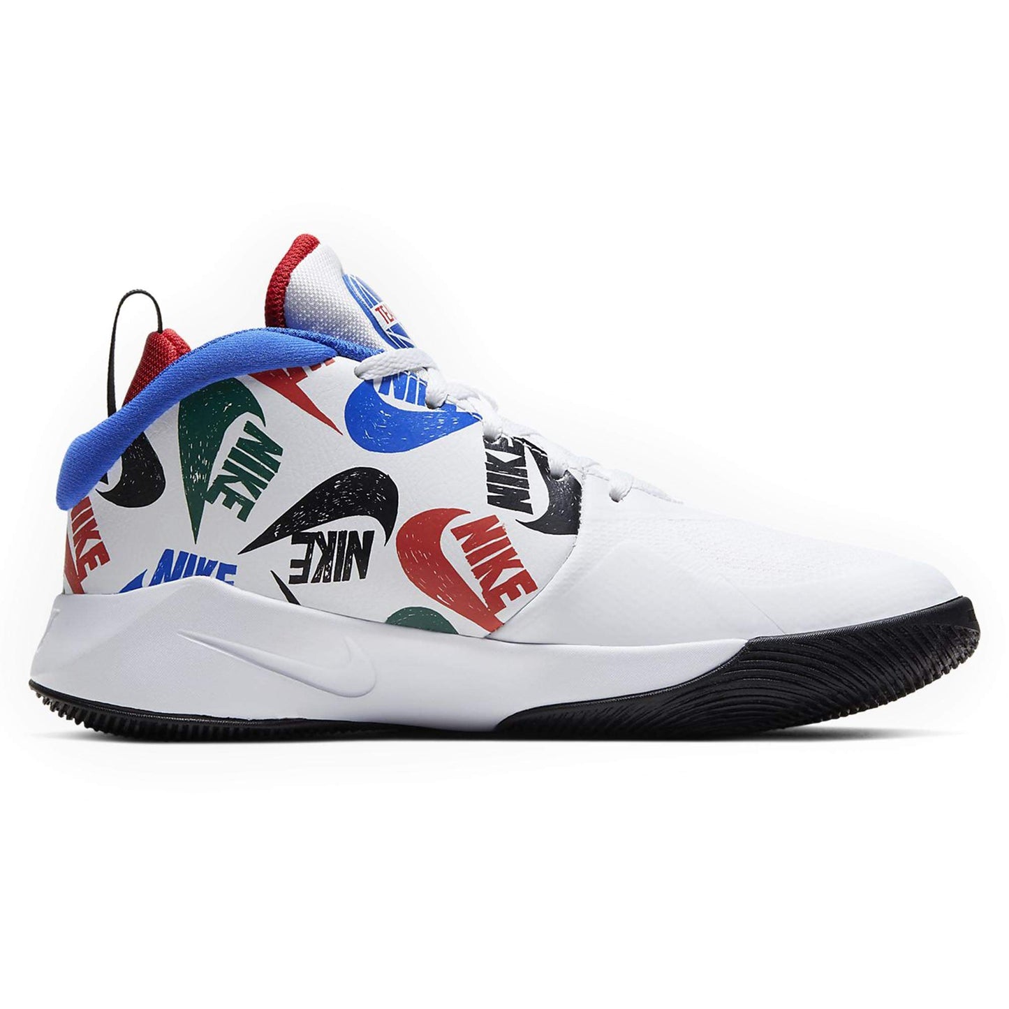 Nike Team Hustle D 9 (gs) Big Kids Cw5815-100 Size 6