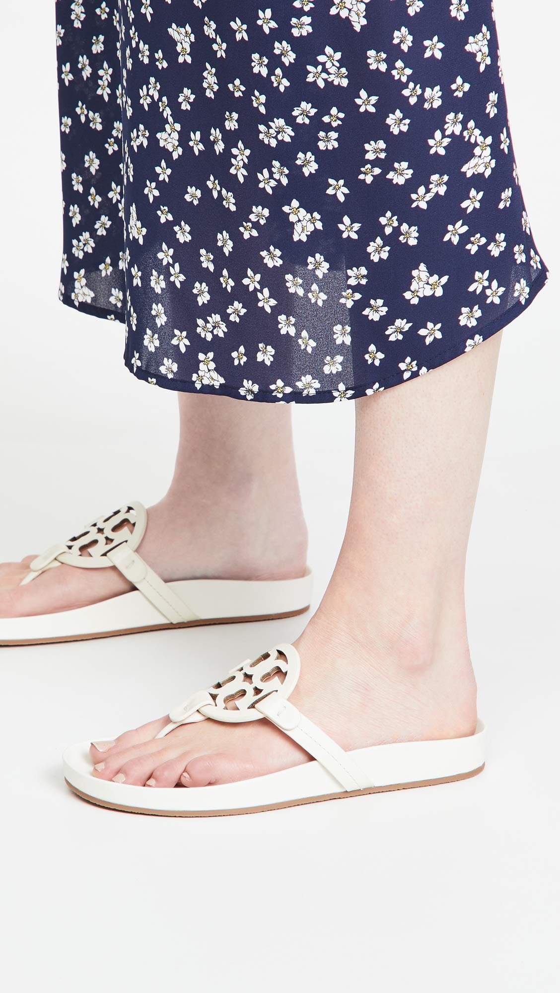 Tory Burch Women's Miller Cloud Sandals, New Ivory, 10 Medium US