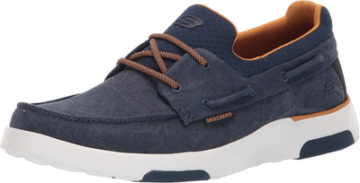 Skechers Men's Bellinger-Garmo Oxford Shoe, Navy, 14 W US
