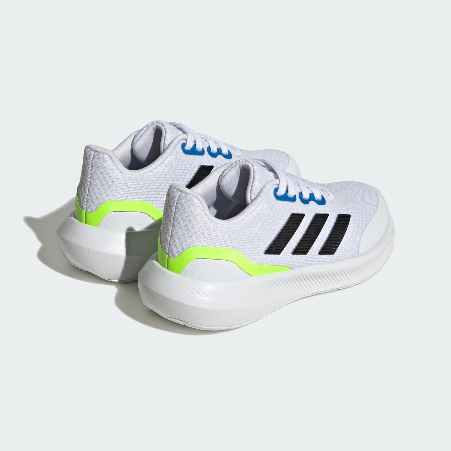 adidas RunFalcon 3.0 (Little Kid/Big Kid) Footwear White/Core Black/Bright Royal 4 Big Kid M