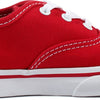 Vans Kids Unisex Authentic Shoes, Size 7, Color (RED) RED