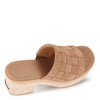 Frye Hazel Woven Slide Women's Platform Sandal - Luxurious Suede & Soft Scrunched Leather, Camel - Silky Suede Leather - 11 M