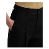 Lauren Ralph Lauren Women's Double-Faced Stretch Cotton Ankle Pants, Black, 14, 24.5