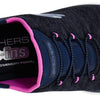Skechers Women's Hands Free Slip-Ins Summits Dazzling Haze Sneaker, Navy/Hot Pink, 7 M US