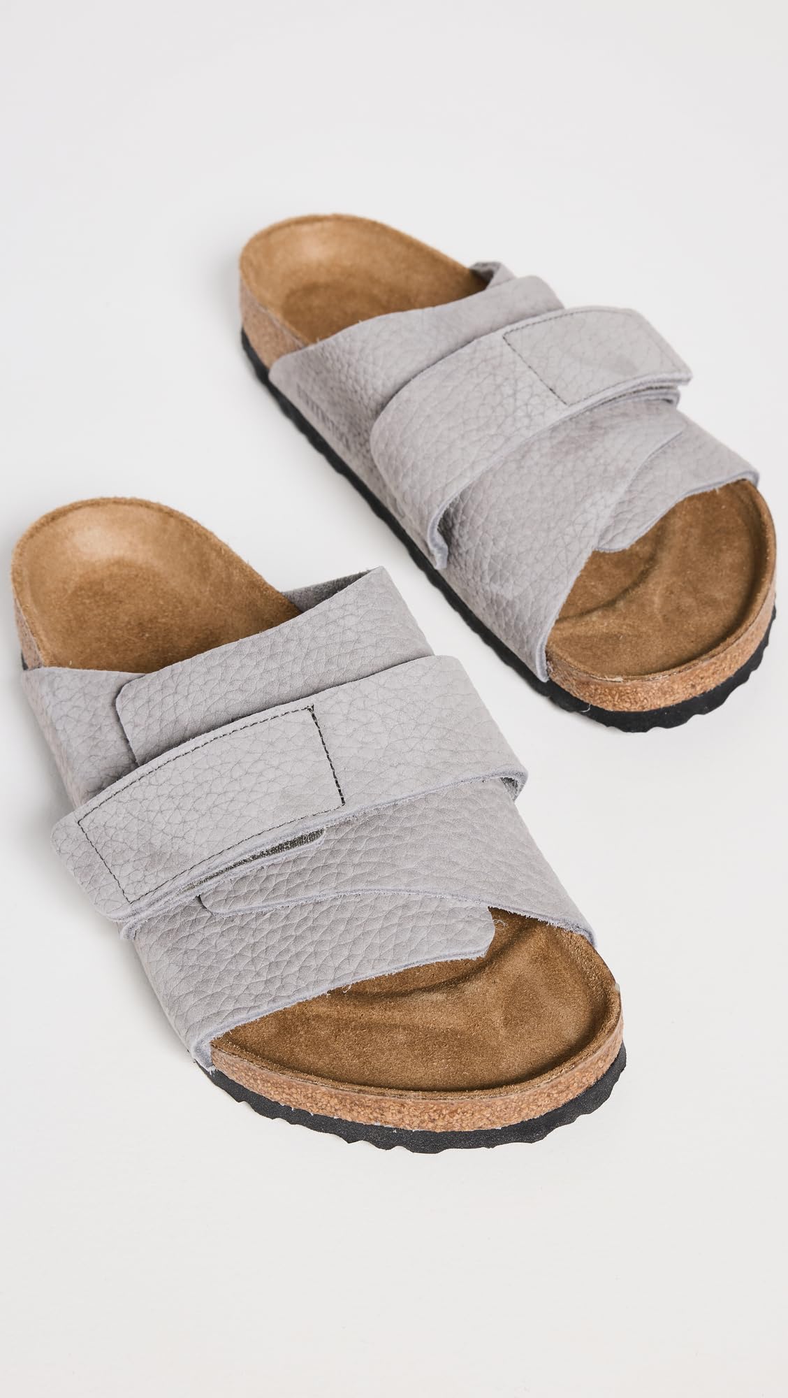 Birkenstock Men's Kyoto Sandals, Desert Buck Whale Gray, Grey, 9 Medium US