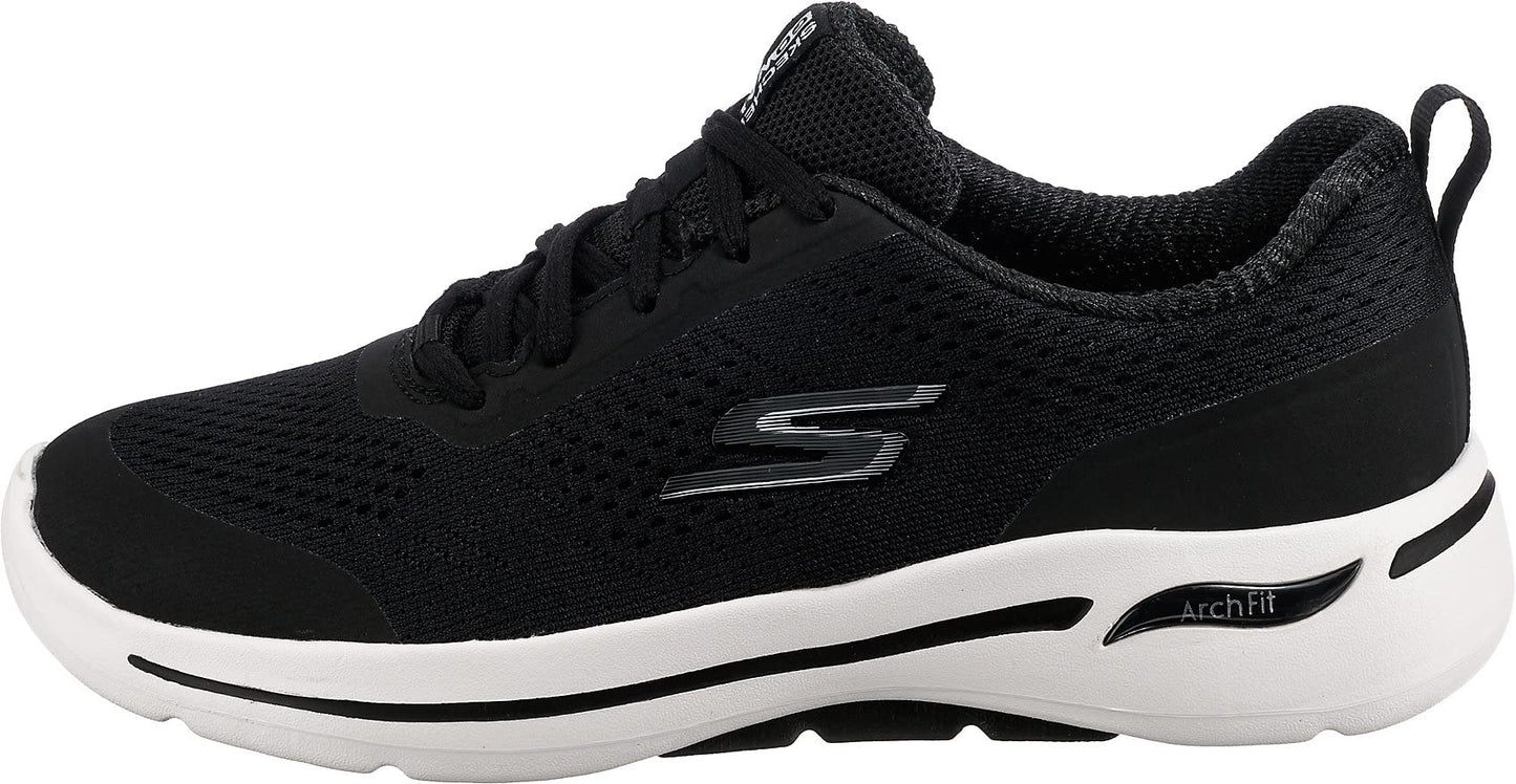 Skechers Performance Go Walk ArchfitMotion Breeze Womens Walking 9 BM US Blackwhite