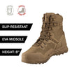 Altama Unisex Raptor 8'' Lightweight Slip-Resistant Steel Safety Toe Boots with Rapid-Lacing System | Tactical Work Shoes, 7.5, Regular