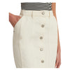 Lauren Ralph Lauren Denim Pencil Mini Skirt Mascarpone Cream Wash 16