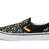 Vans Women's Kid Classic Slip-On (Little Kid), Ditsy Floral Black/Multi, 10.5 Medium