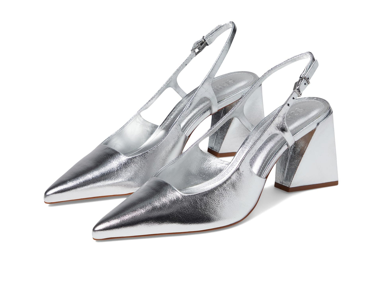 Schutz Women's Blanche Mid Pump, Prata, 9