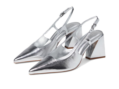 Schutz Women's Blanche Mid Pump, Prata, 9