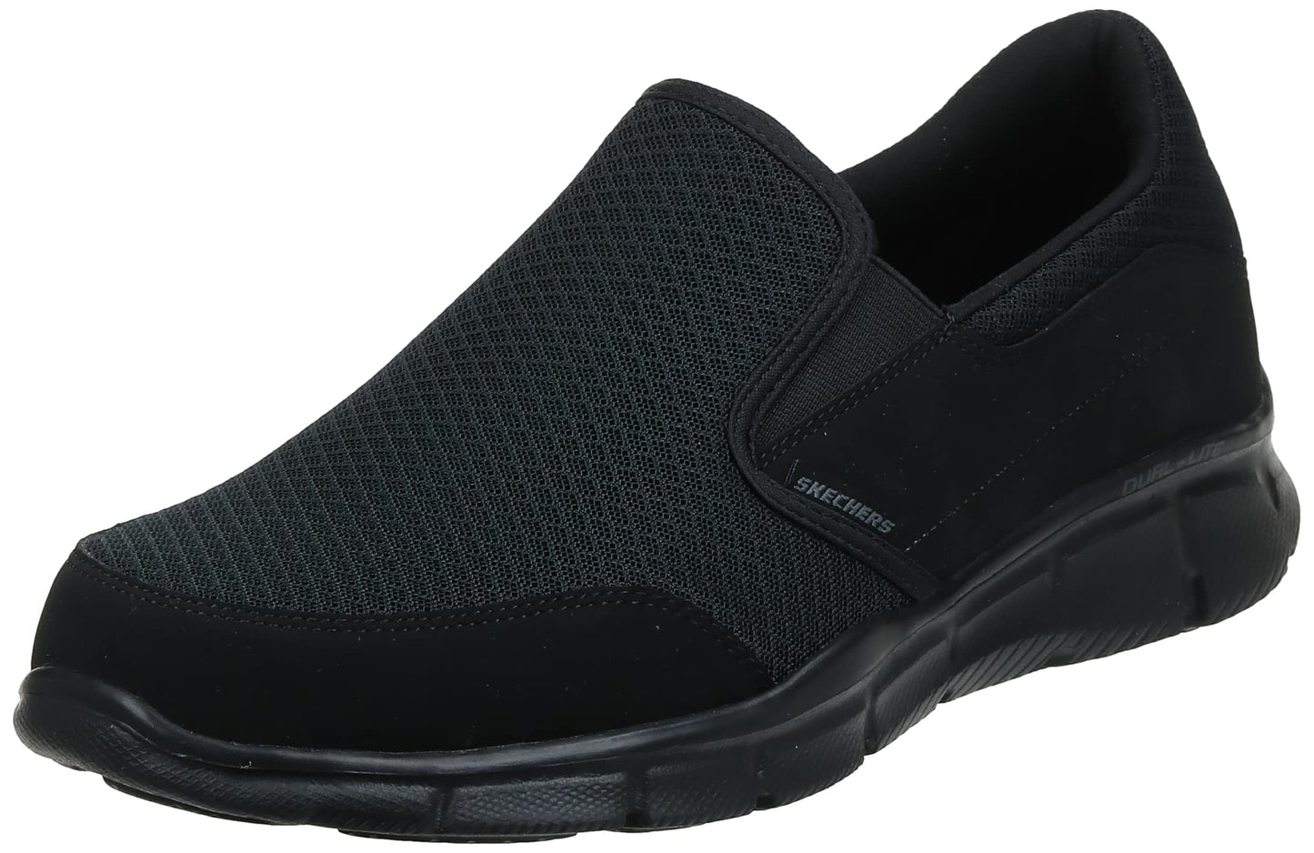 Skechers Sport Men's Equalizer Persistent Slip-On Sneaker, Black, 13 M US
