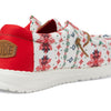 HEYDUDE Wally Youth Ugly Sweater Cream Size 1 | Kids Shoes | Kids Slip-on Loafers | Comfortable & Light-Weight