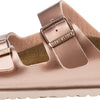 Birkenstock Girls Heels Open Toe Sandals, Brown Electric Metallic Copper Electric Metallic Copper, 11-11.5 Narrow Little Kid