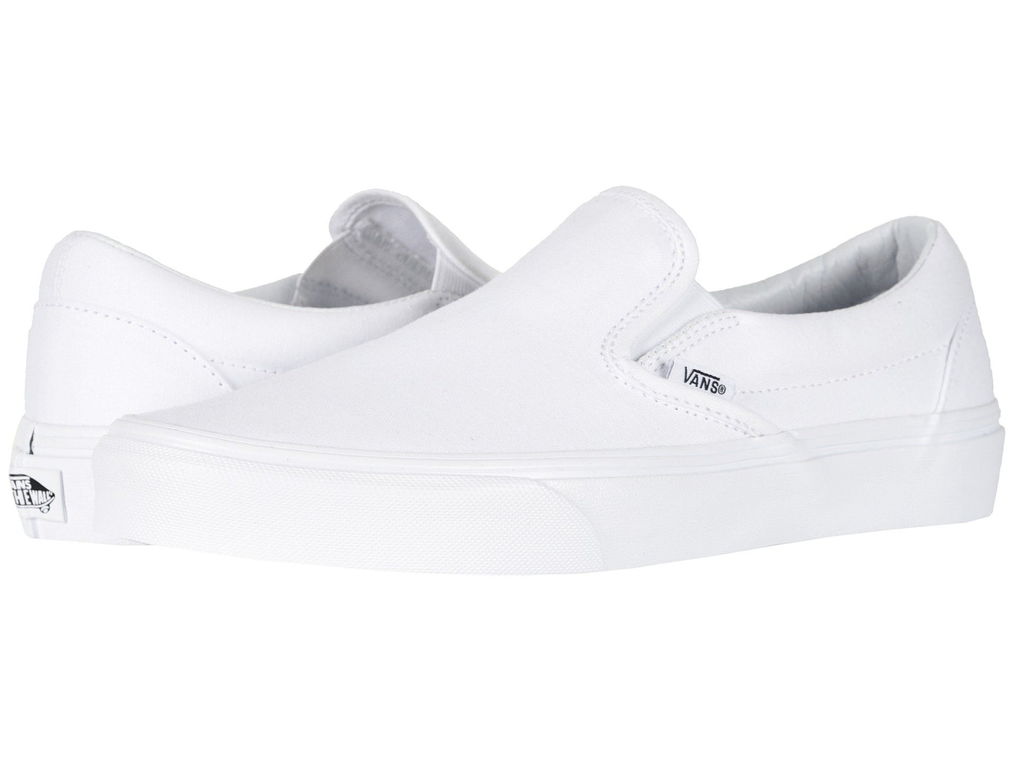 vans Clsic SLP-On Wht/Tru Wht Size 13.5 W/ 12 M
