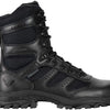 Thorogood Unisex Deuce 8" Waterproof Side-Zip Black Tactical Boots with Composite Safety Toe, Full-Grain Leather, and Slip-Resistant Outsole, BBP Rated, Black - 8.5 M