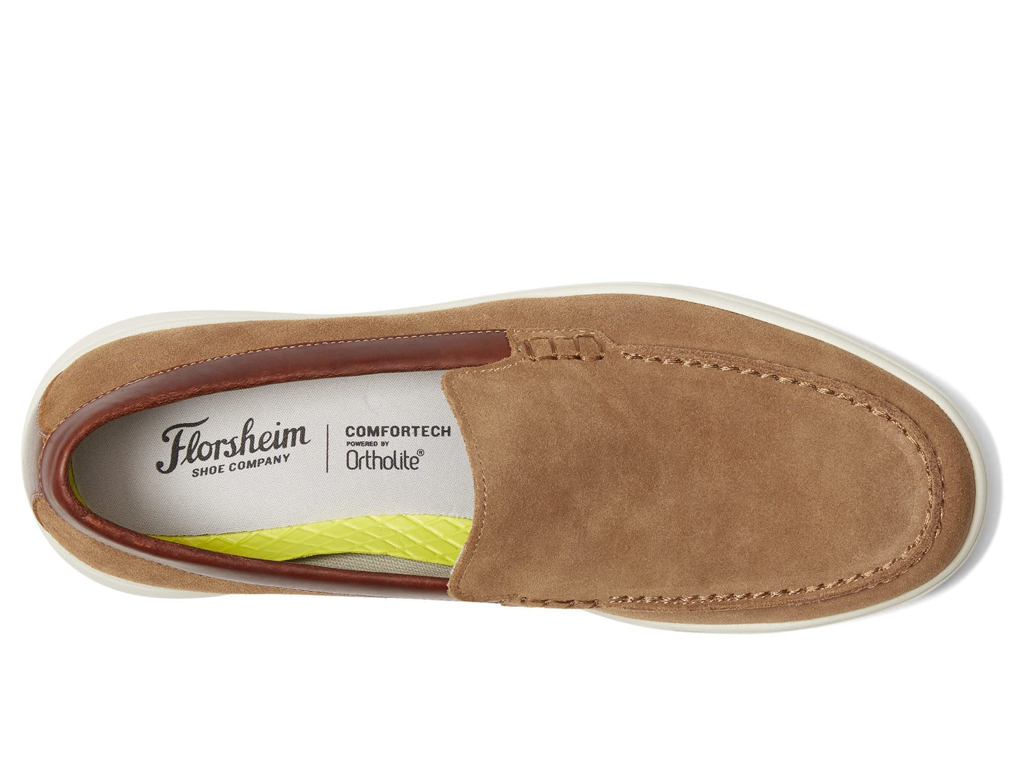 Florsheim Heist Moc Toe Venetian Loafer Mens Slip On 13 2E US Mocha