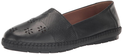Trotters Women's Ruby Perf Loafer, Black, 9.5