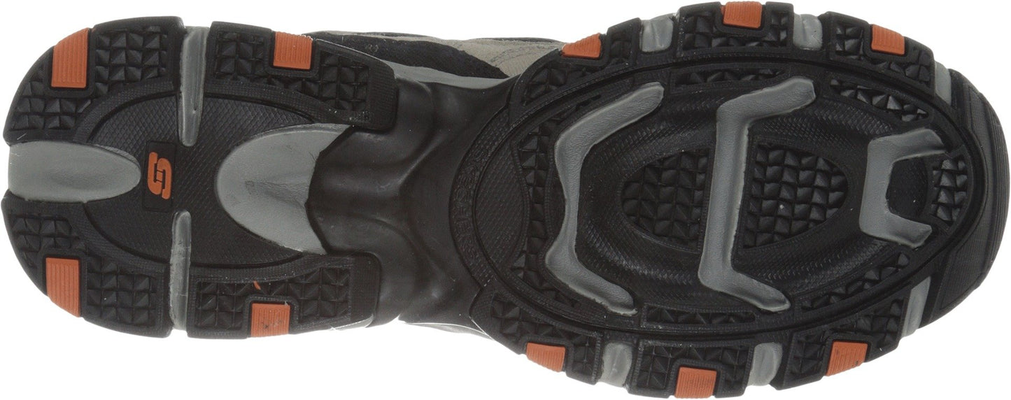 Skechers Sport Men's Vigor 2.0 Trait Memory Foam Sneaker, Taupe/Black, 11 M US